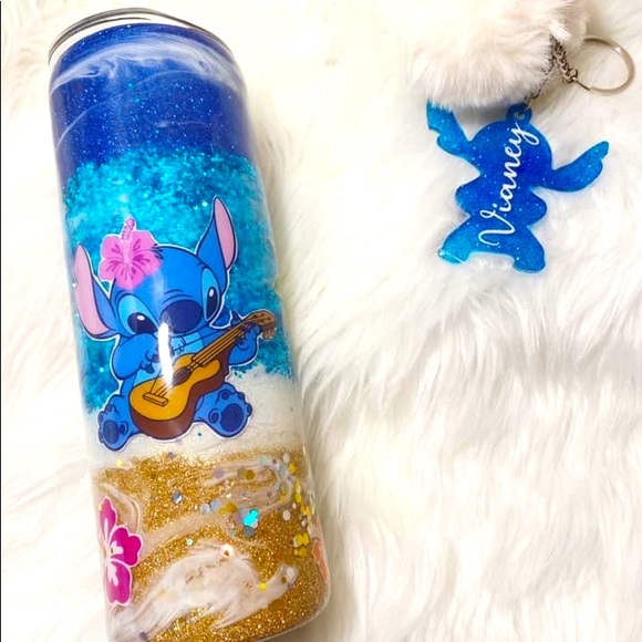 Smugy Bee Designs Other - Personalized lilo & Stitch 30oz Custom tumbler